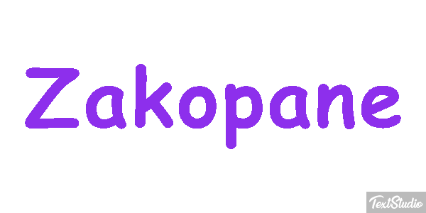 Zakopane Efekt tekstowy