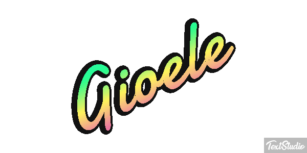 Gioele Text effect