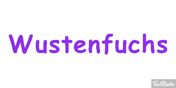 Wüstenfuchs テキスト効果