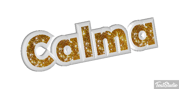 Calma Efecto de texto