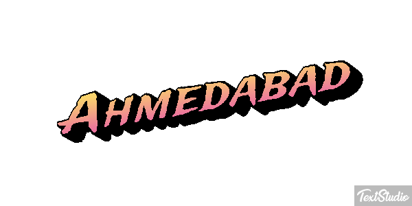 Ahmedabad Effetto testo