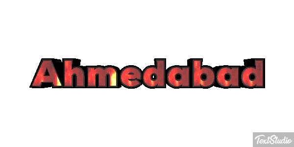 Ahmedabad Effetto testo