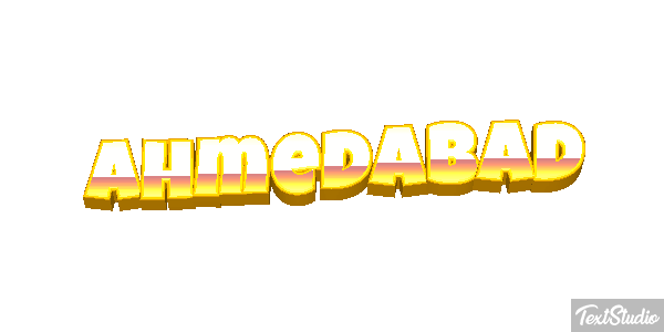 Ahmedabad Effetto testo