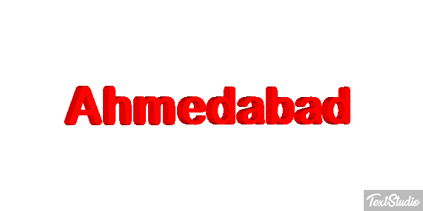 Ahmedabad Effetto testo