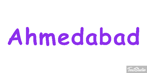 Ahmedabad Effetto testo