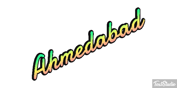 Ahmedabad Effetto testo