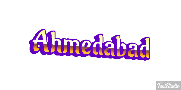 Ahmedabad Effetto testo