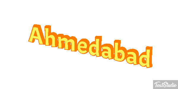 Ahmedabad Effetto testo