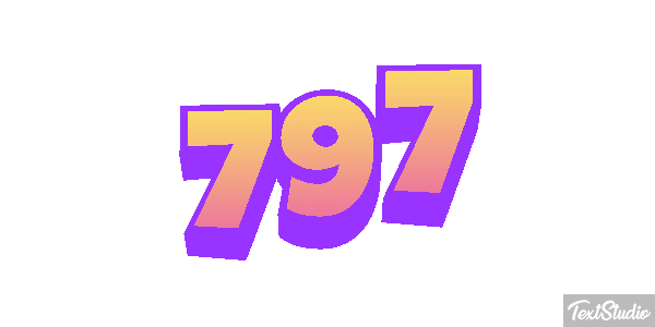 797 Effet de texte
