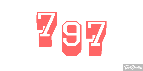 797 Effet de texte