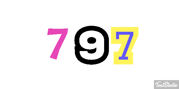 797 Effet de texte
