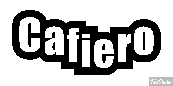 Cafiero Effetto testo