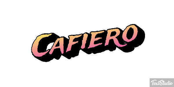 Cafiero Effetto testo