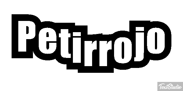 Petirrojo Efecto de texto