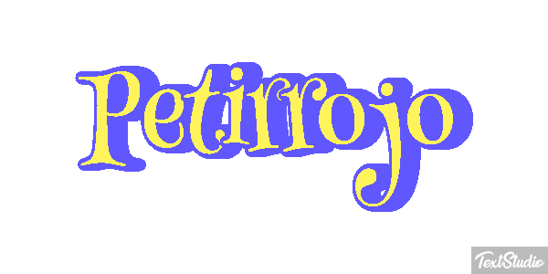 Petirrojo Efecto de texto