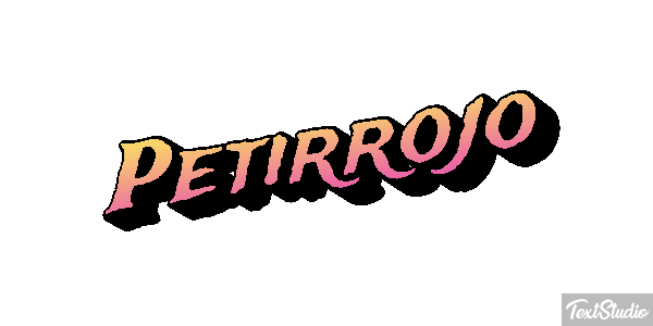 Petirrojo Efecto de texto