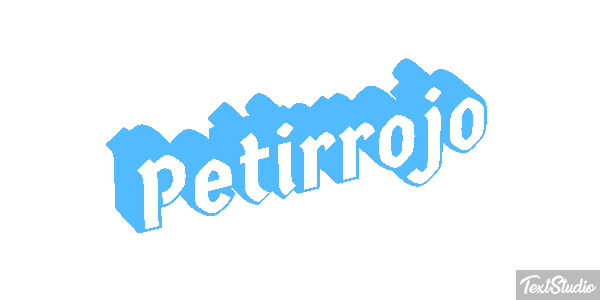 Petirrojo Efecto de texto