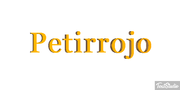 Petirrojo Efecto de texto