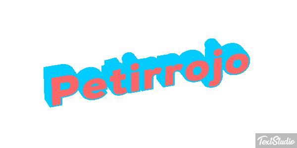 Petirrojo Efecto de texto