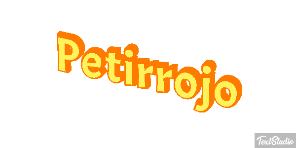 Petirrojo Efecto de texto