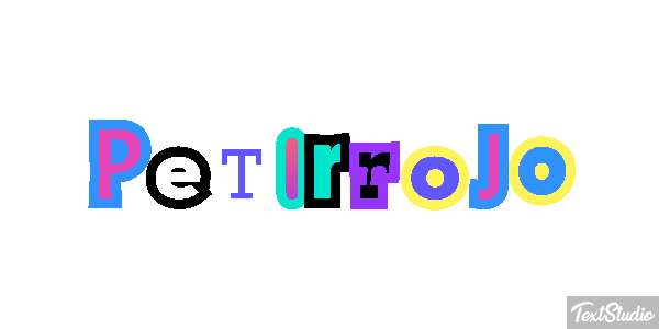 Petirrojo Efecto de texto