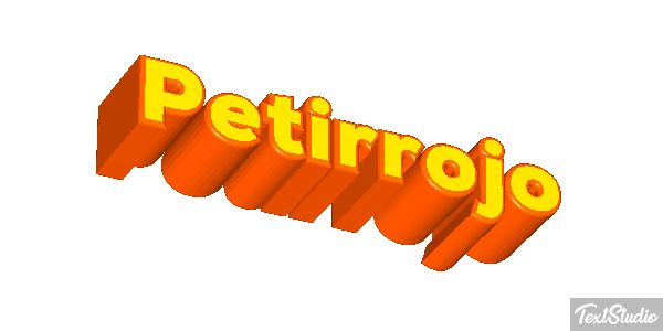 Petirrojo Efecto de texto
