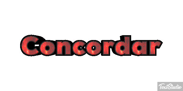 Concordar Effetto testo