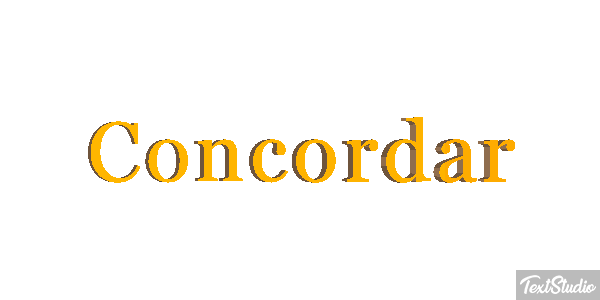Concordar Effetto testo