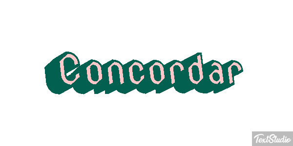 Concordar Effetto testo