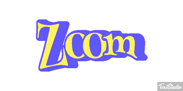 Zoom Text effect