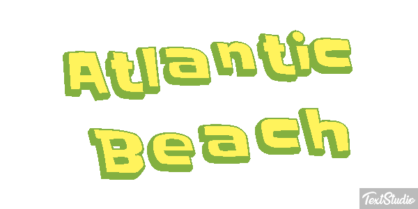Atlantic Beach Text effect
