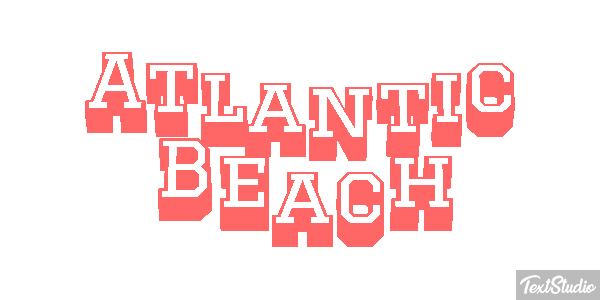 Atlantic Beach Text effect