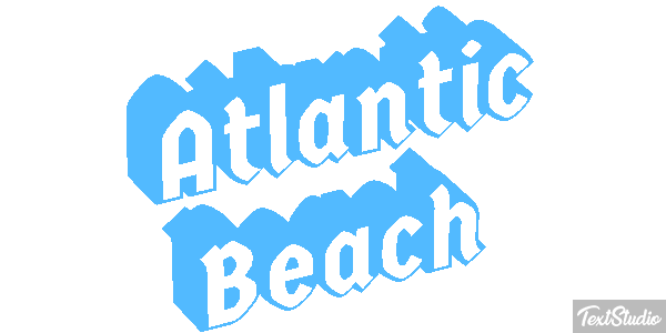 Atlantic Beach Text effect