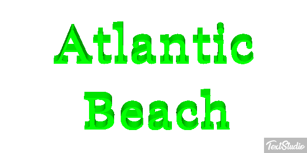 Atlantic Beach Text effect