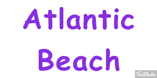 Atlantic Beach Text effect