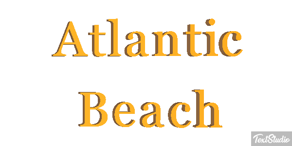 Atlantic Beach Text effect