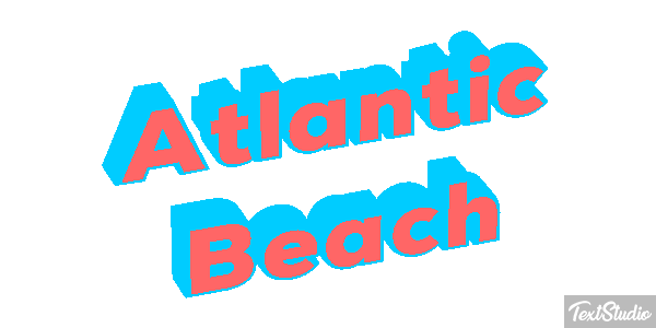 Atlantic Beach Text effect