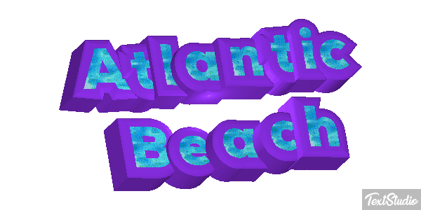 Atlantic Beach Text effect