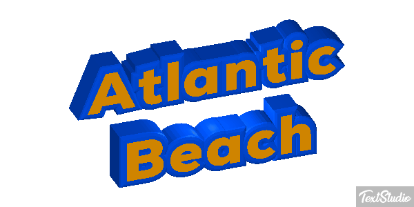 Atlantic Beach Text effect