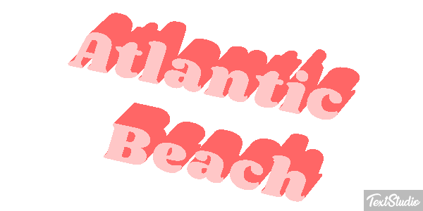Atlantic Beach Text effect