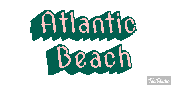 Atlantic Beach Text effect