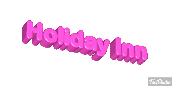 Holiday Inn Efeito do texto