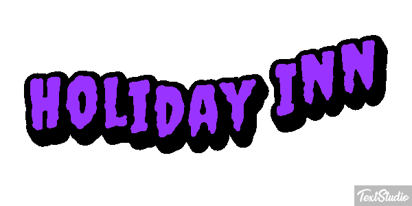 Holiday Inn Efeito do texto