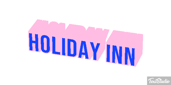 Holiday Inn Efeito do texto