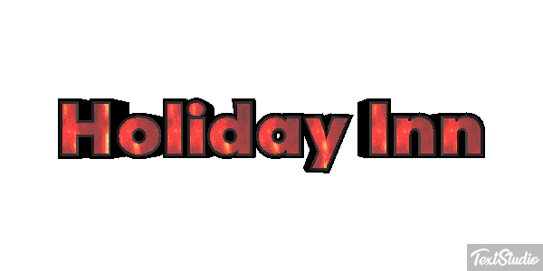 Holiday Inn Efeito do texto
