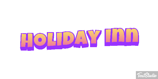 Holiday Inn Efeito do texto