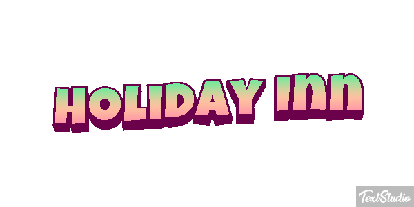 Holiday Inn Efeito do texto