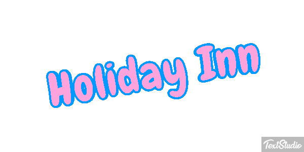 Holiday Inn Efeito do texto