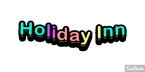 Holiday Inn Efeito do texto