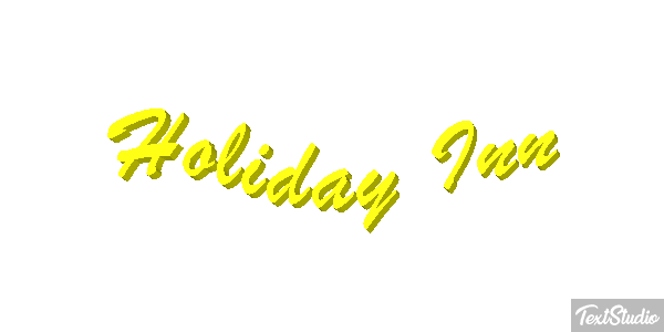 Holiday Inn Efeito do texto